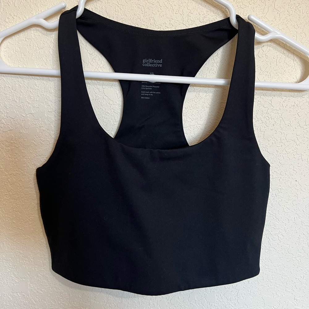 Girlfriend Collective Paloma bra XS black